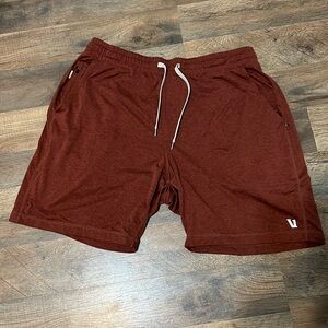 Vuori Ponto Shorts - Red (color no longer offered) - Large